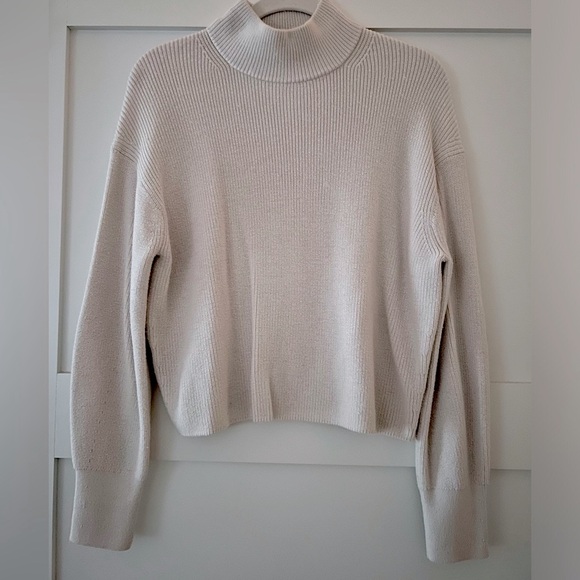 Lululemon Merino Wool-Blend Ribbed Turtleneck Sweater - Picture 2 of 7